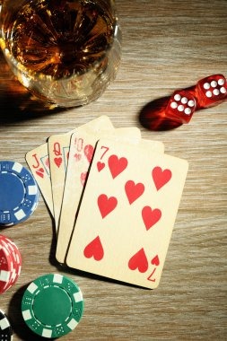 Live blackjack table with professional dealer and player interface